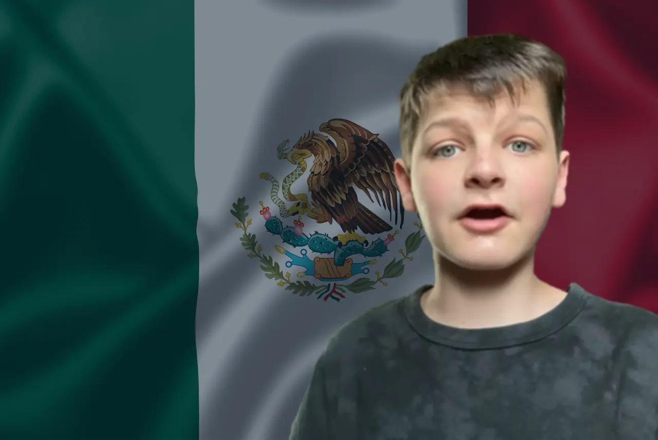 Tristan Ryan Perkins, a young boy from Texas, has taken social media by storm with a powerful message in defense of Mexico.