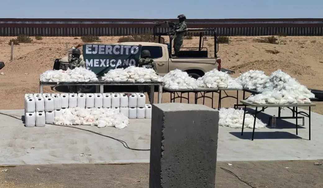 The Mexican Government's Security Cabinet reports on the results obtained from Operation Northern Border on August 12, 2025. Photo: Government of Mexico.