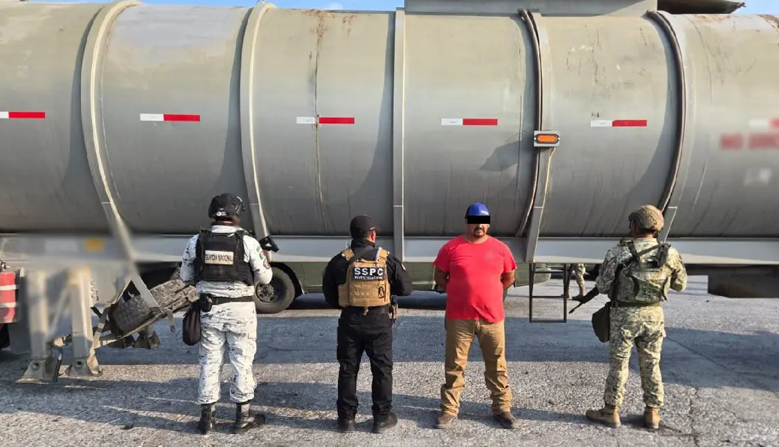 The Mexican Government's Security Cabinet reports on the results obtained from Operation Northern Border on August 15, 16, and 17, 2025. Photo: Government of Mexico.
