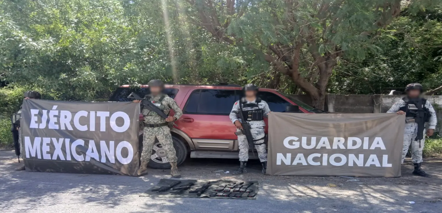 The Mexican Government Security Cabinet reports on the results obtained from Operation Northern Border on August 26, 2025. Photo: Government of Mexico