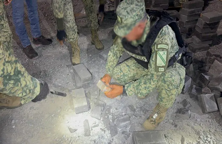 The Mexican Government's Security Cabinet reports on the results obtained from Operation Northern Border on August 27, 2025. Photo: Government of Mexico.