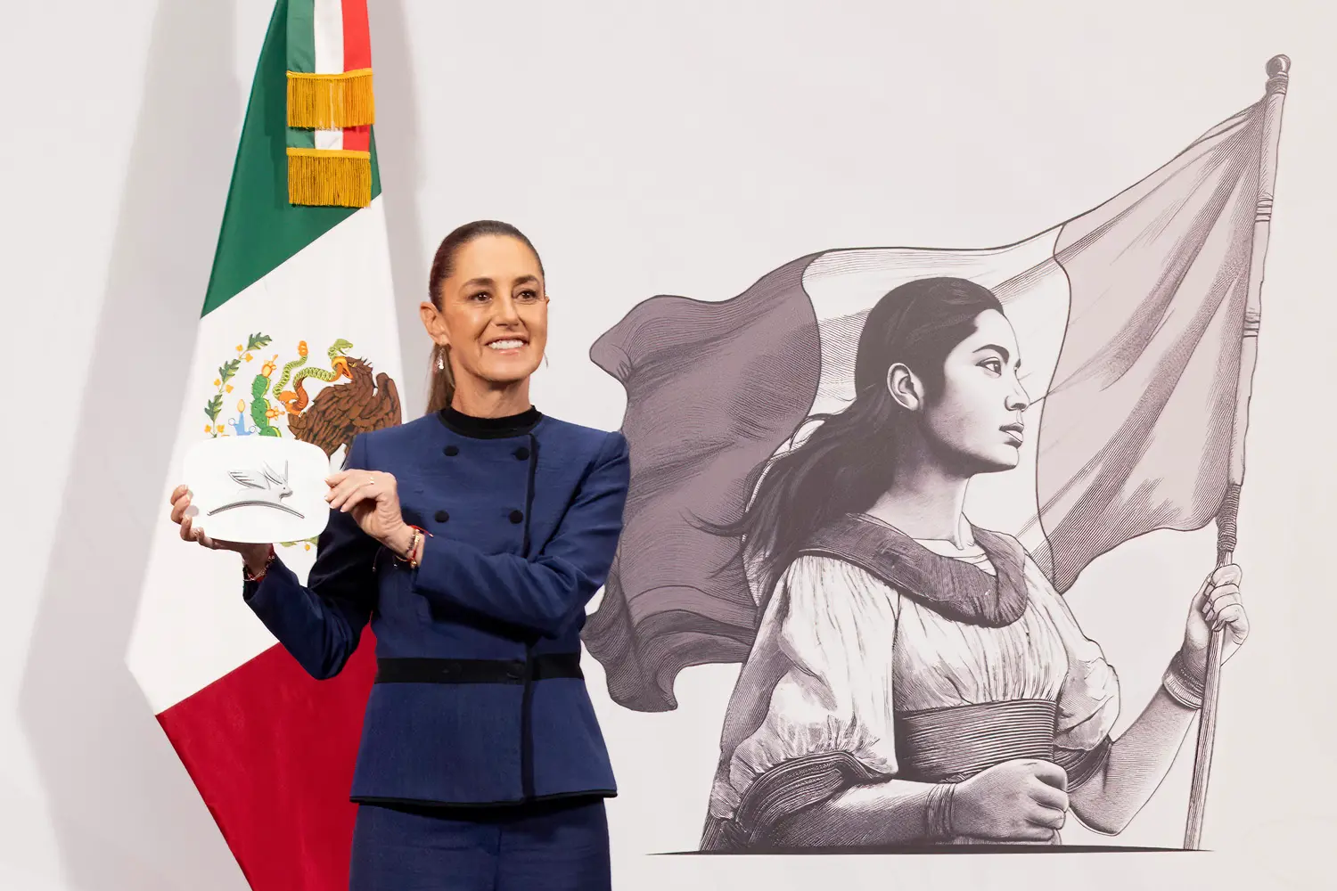 Morning Presidential Press Conference. Wednesday, August 13, 2025. Photo: Government of Mexico.