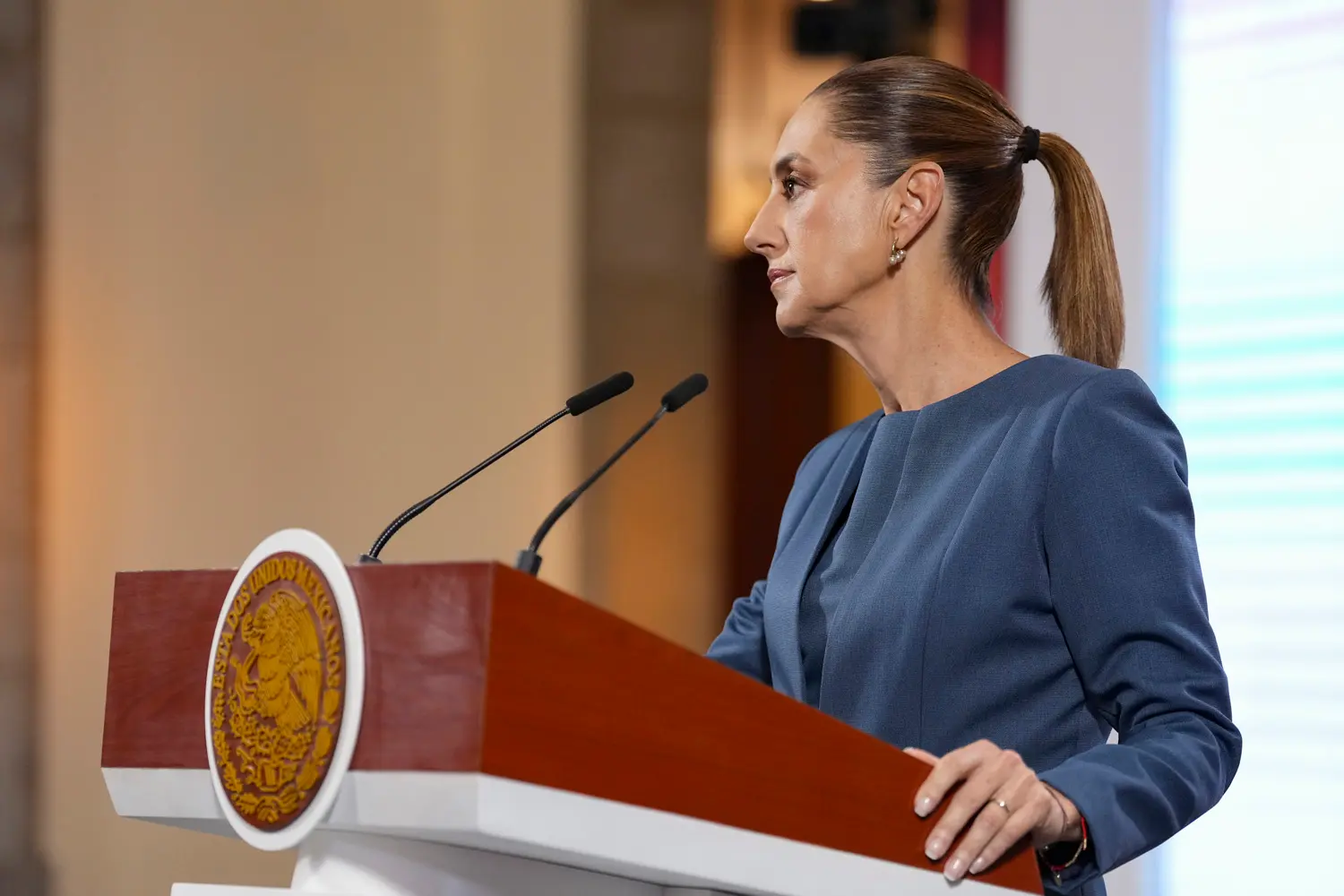 President Claudia Sheinbaum Pardo denied the existence of a special operation whit the DEA and reiterated that the country’s security is an issue exclusively for Mexico to decide. Photo: Government of Mexico.