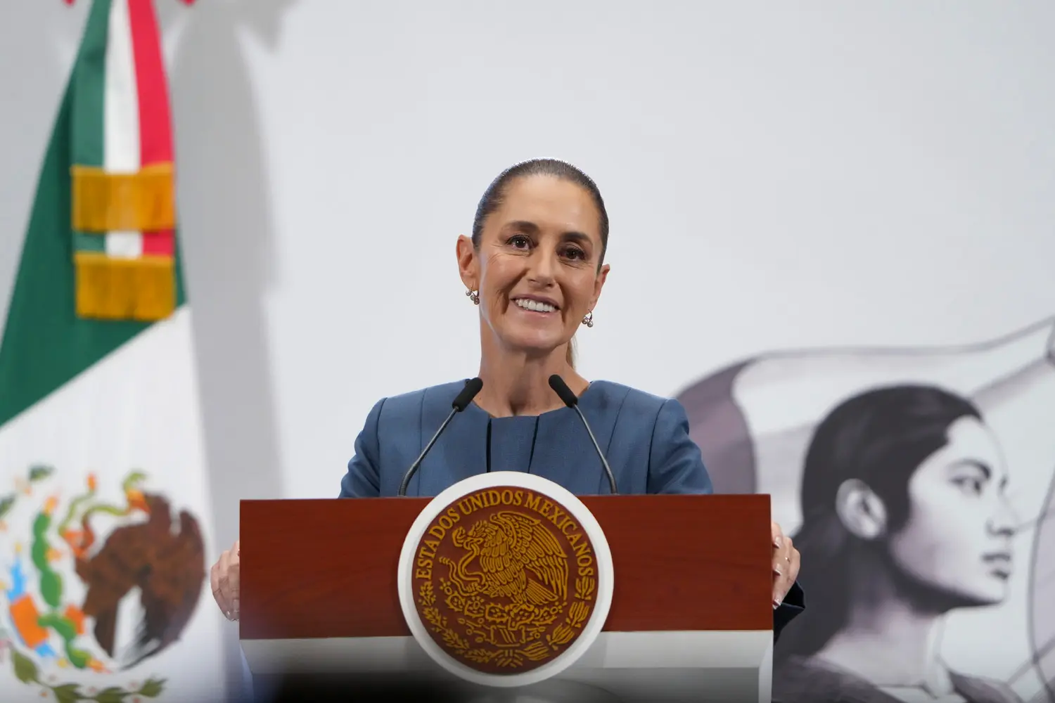 Morning Presidential Press Conference. Wednesday, August 20, 2025. Photo: Government of Mexico.