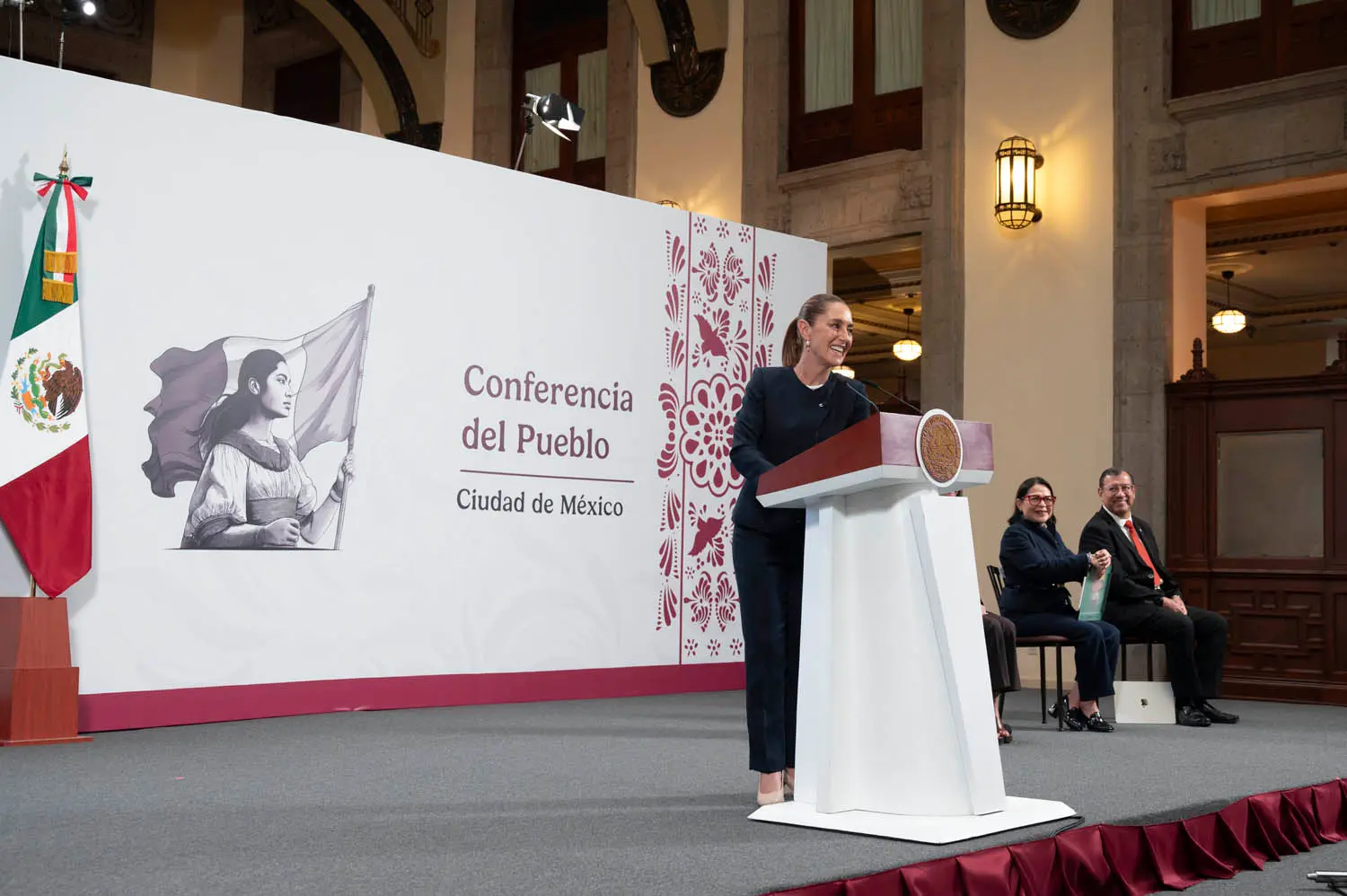 Morning Presidential Press Conference. Tuesday, August 26, 2025. Photo: Government of Mexico.
