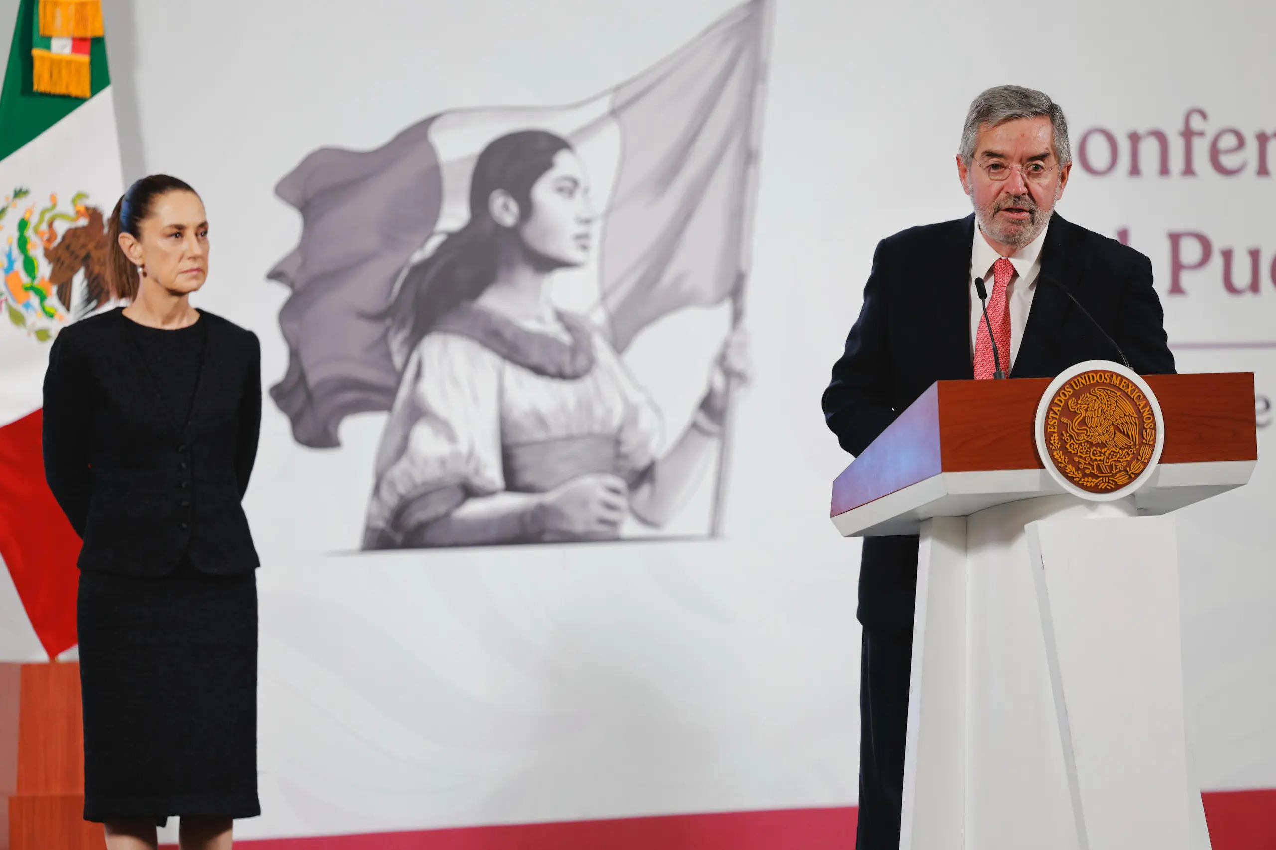 De la Fuente explained that the Ministry of Foreign Affairs (SRE) has identified six strategic areas for the use of these resources for Mexican Migrants in the United States. Photo: Government of Mexico.