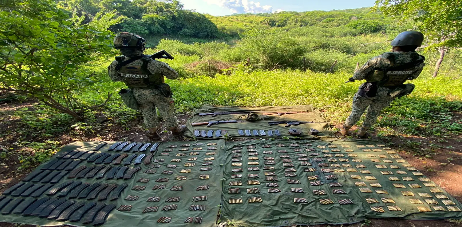 The Mexican Government's Security Cabinet reports on the results obtained from Operation Northern Border on September 19, 20, and 21, 2025. Photo: Government of Mexico.