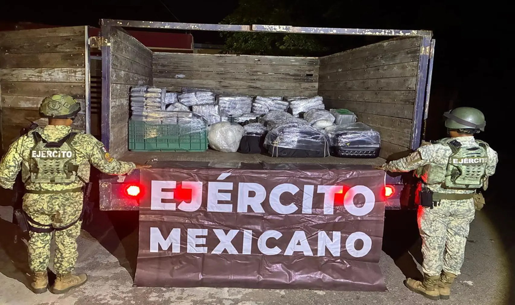 The Mexican Government's Security Cabinet reports on the results obtained from Operation Northern Border on September 25, 2025. Photo: Government of Mexico