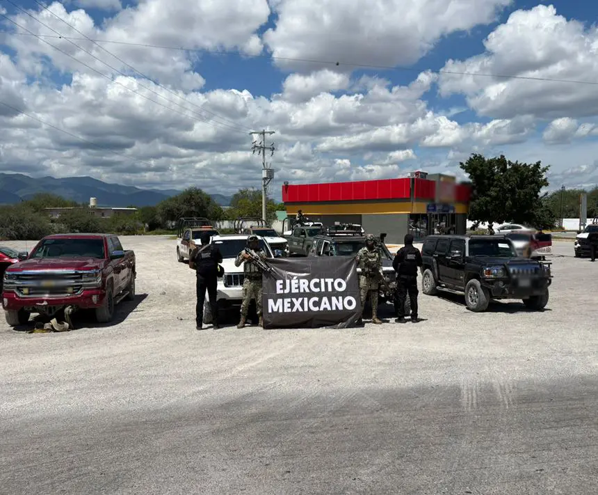 The Mexican Government's Security Cabinet reports the results obtained from Operation Northern Border on September 18, 2025. Photo: Government of Mexico