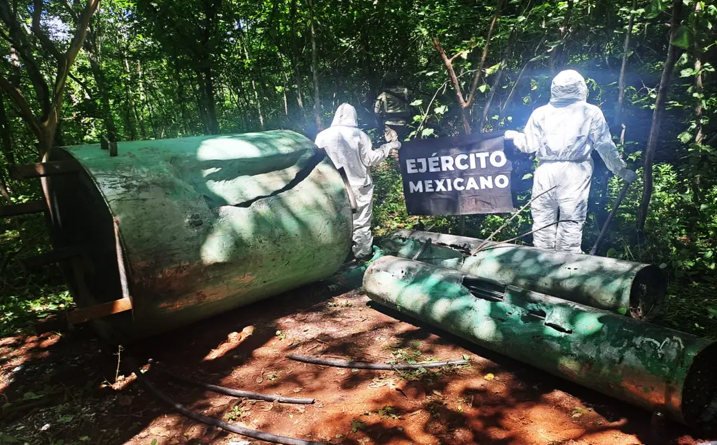 The Mexican Government's Security Cabinet reports on the results obtained from Operation Northern Border on September 22, 2025. Photo: Government of Mexico.