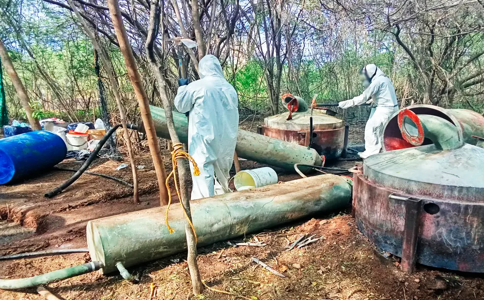 The Mexican Government's Security Cabinet reports on the results of Operation Northern Border on September 24, 2025. Photo: Government of Mexico.