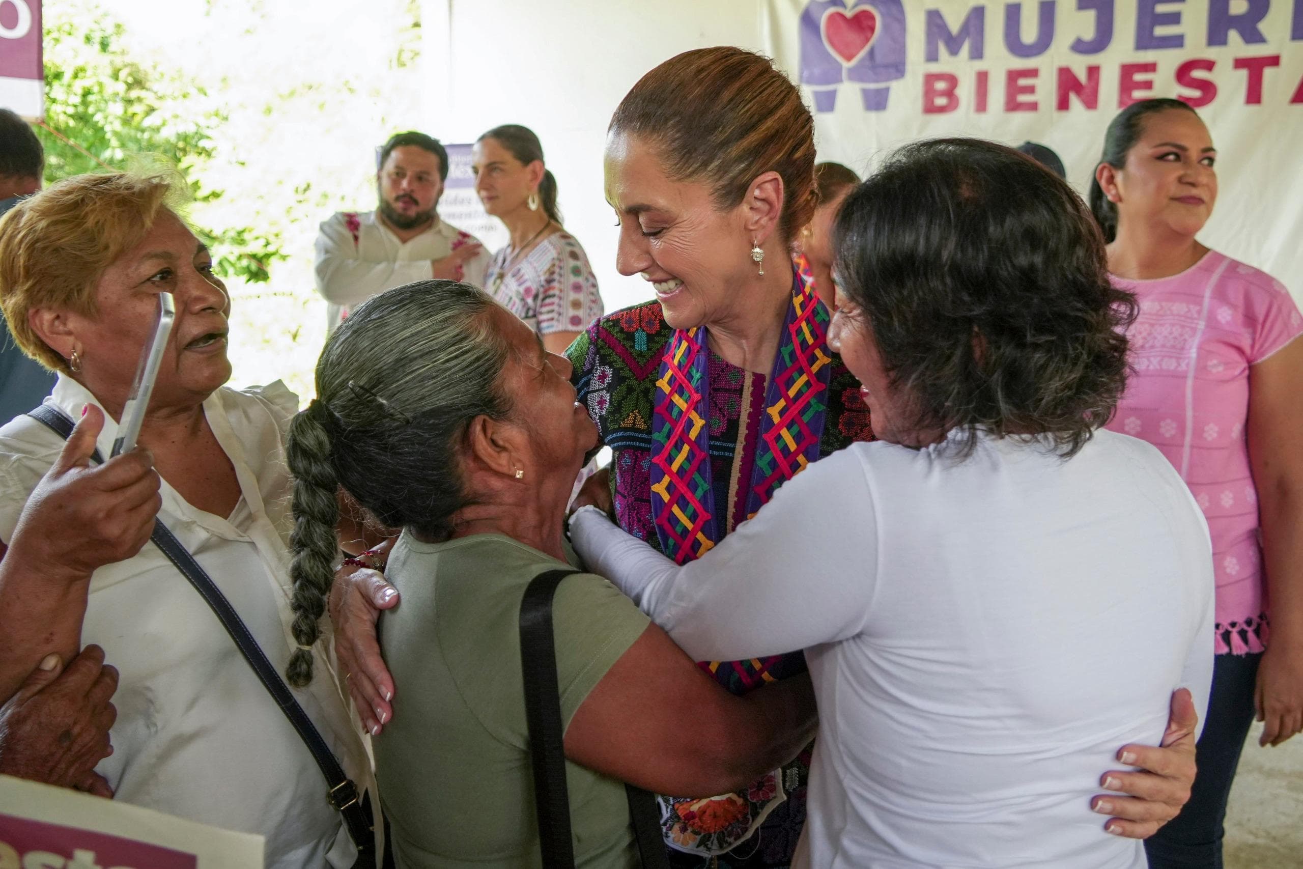 With levels of public support rarely seen in a first year of governing a country, President Claudia Sheinbaum Pardo enters her first State of the Nation address with record high approval ratings. Photo: Government of Mexico.