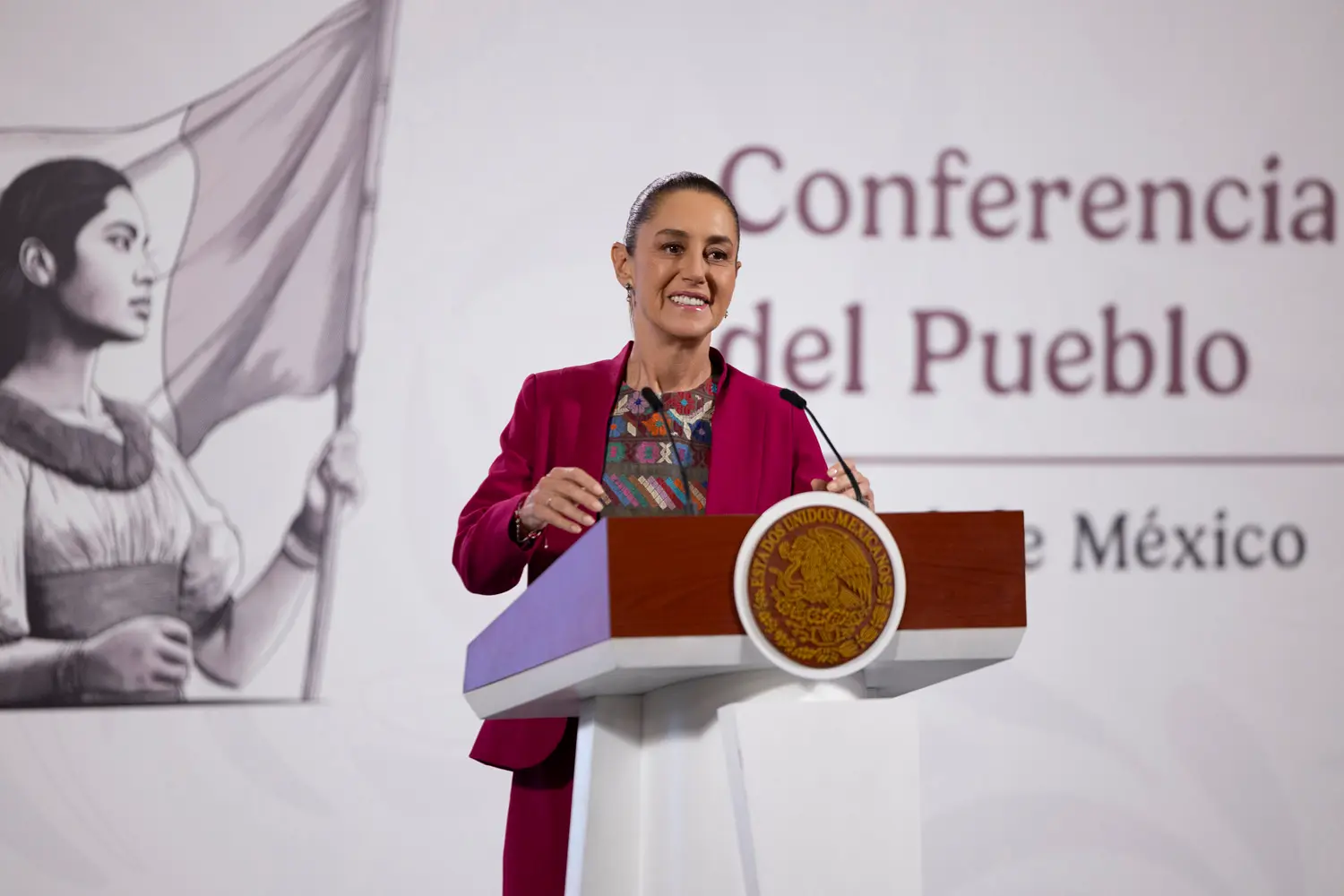 Morning Presidential Press Conference. Thursday, September 18, 2025. Photo: Government of Mexico.