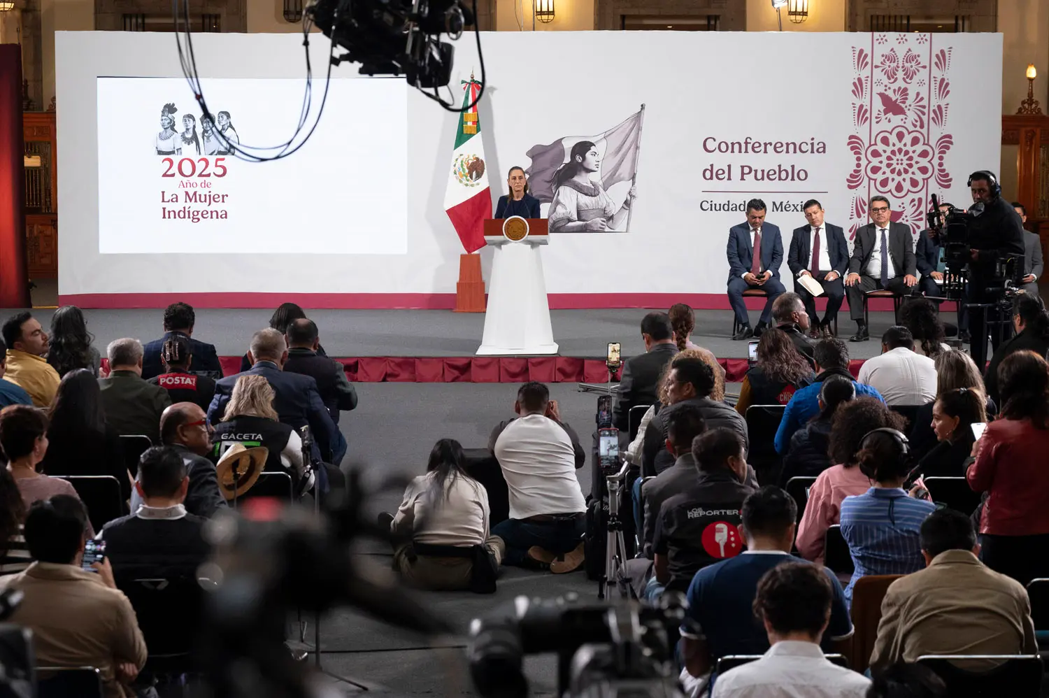 Morning Presidential Press Conference. Wednesday, September 24, 2025. Photo: Government of Mexico.