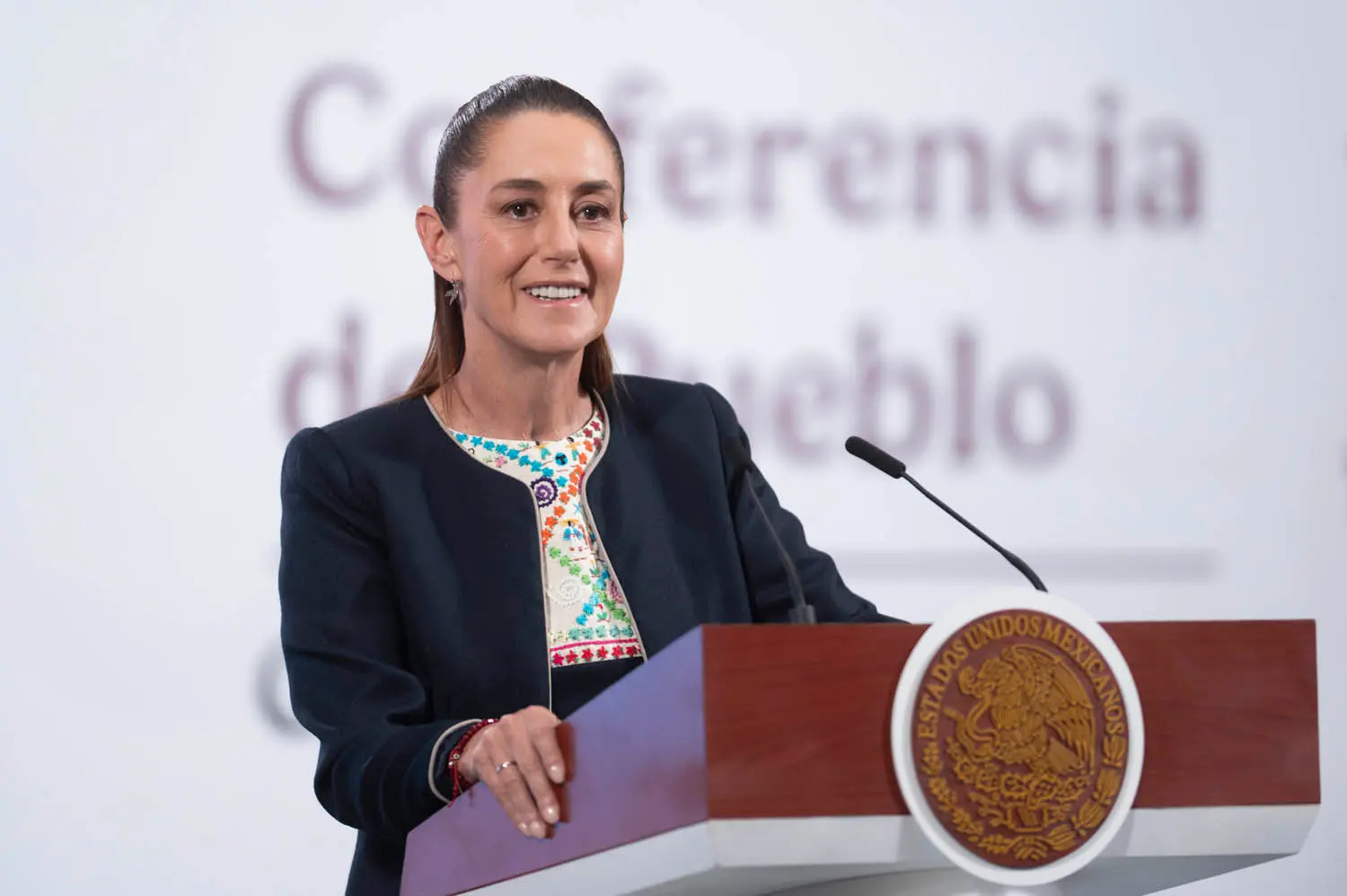 Morning Presidential Press Conference. Monday, September 8, 2025. Photo: Government of Mexico.