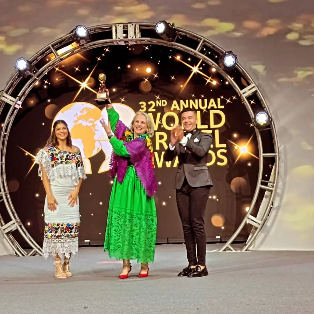 Mexico reaffirmed its position as a tourism powerhouse by receiving the award for Latin America’s Leading Destination at the the Latin American World Travel Awards 2025. Photo: SECTUR