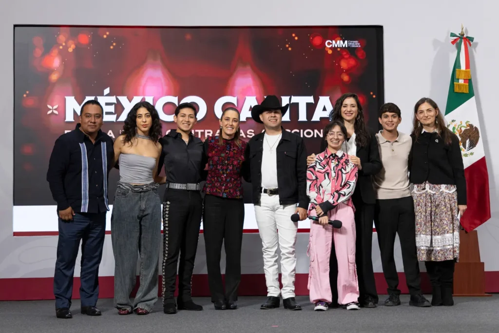 The Mexico Canta Final Contest transcended borders by reaching 39 countries and a global audience of over 11 million viewers. Photo: Government of Mexico.