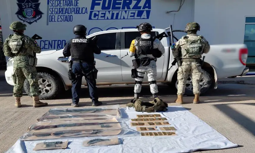 The Mexican Government's Security Cabinet reports on the results of Operation Northern Border for October 16, 2025. Photo: Government of Mexico.