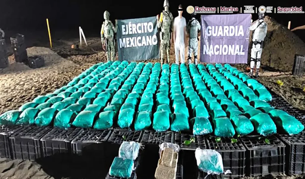 The Mexican Government's Security Cabinet reports on the results obtained from Operation Northern Border on October 24, 25, and 26, 2025. Photo: Government of Mexico