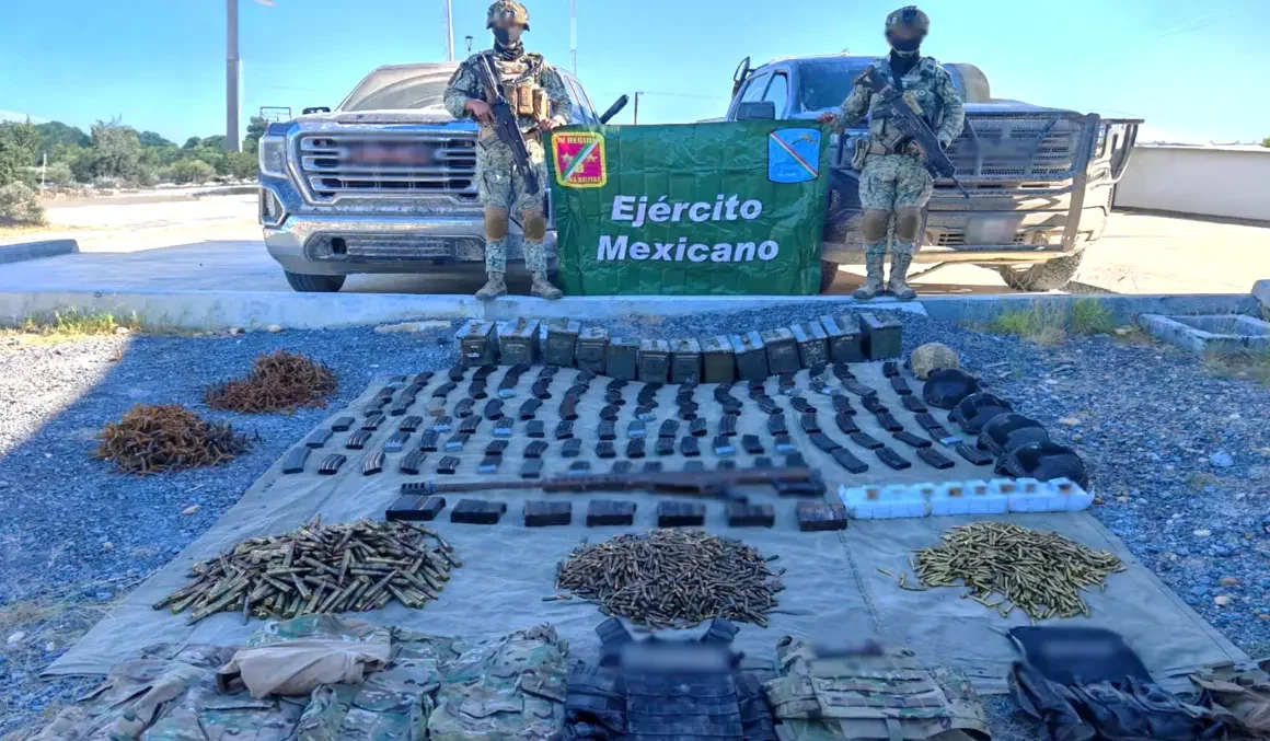 The Mexican Government's Security Cabinet reports on the results of Operation Northern Border on October 29, 2025. Photo: Government of Mexico