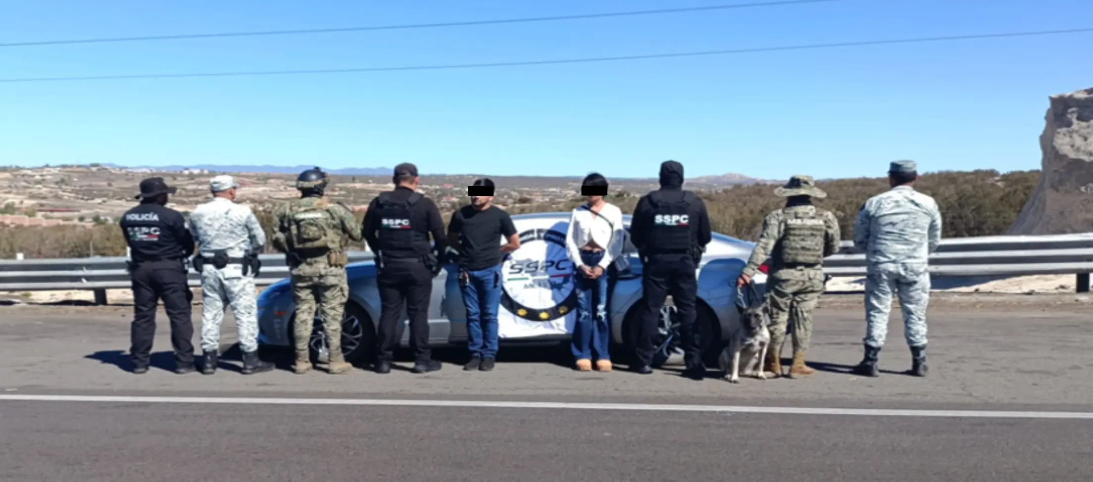 The Mexican Government's Security Cabinet reports on the results of Operation Northern Border on October 2, 2025. Photo: Government of Mexico.