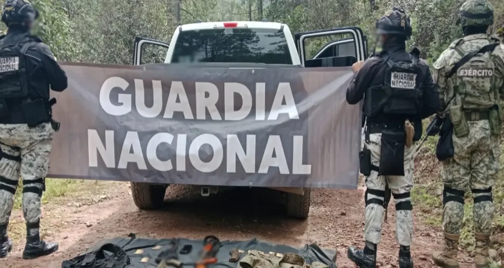 The Mexican Government's Security Cabinet reports on the results of Operation Northern Border on October 7, 2025. Photo: Government of Mexico