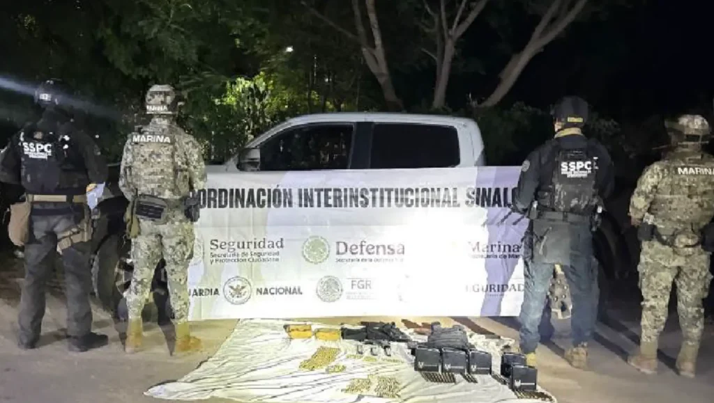 The Mexican Government's Security Cabinet reports on the results obtained from Operation Northern Border on September 30, 2025. Photo: Government of Mexico.