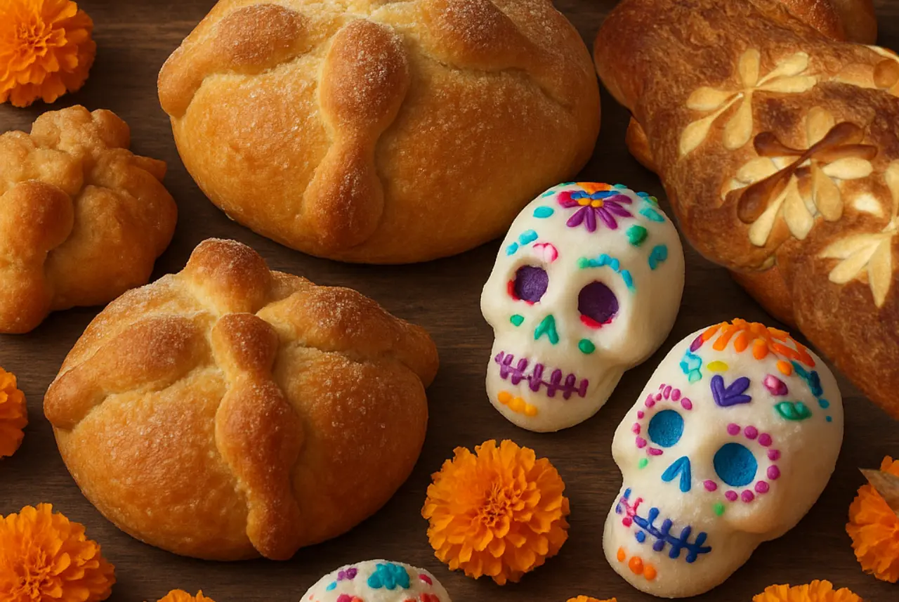 In the sweet aroma of the Mexican autumn, pan de muerto (bread of the dead) holds a sacred place on tables, altars, and in collective memory.