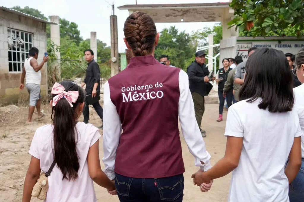“You are not alone,” the President asserted. Photo: Government of Mexico.