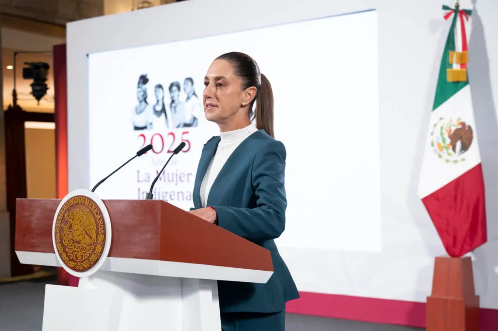 Morning Presidential Press Conference. Monday, October 13, 2025. Photo: Government of Mexico.