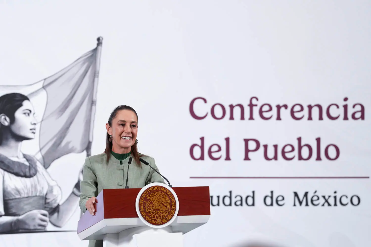 Morning Presidential Press Conference. Tuesday, October 28, 2025. Photo: Government of Mexico