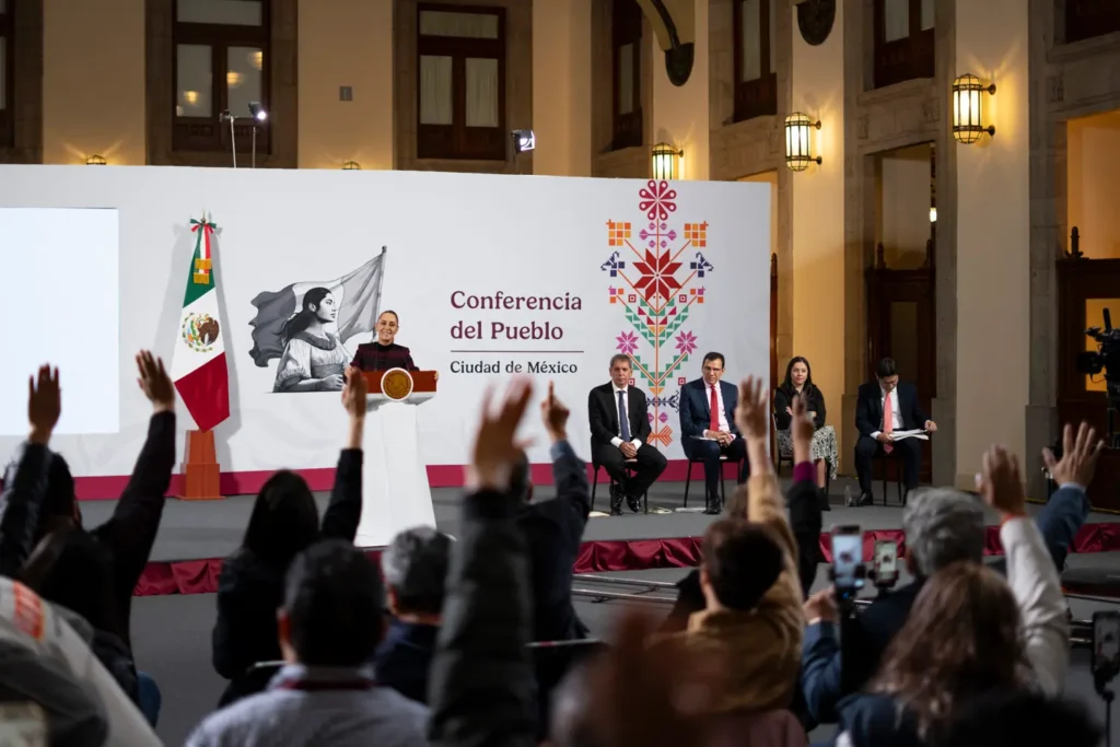 Morning Presidential Press Conference. Thursday, October 9, 2025. Photo: Government of Mexico