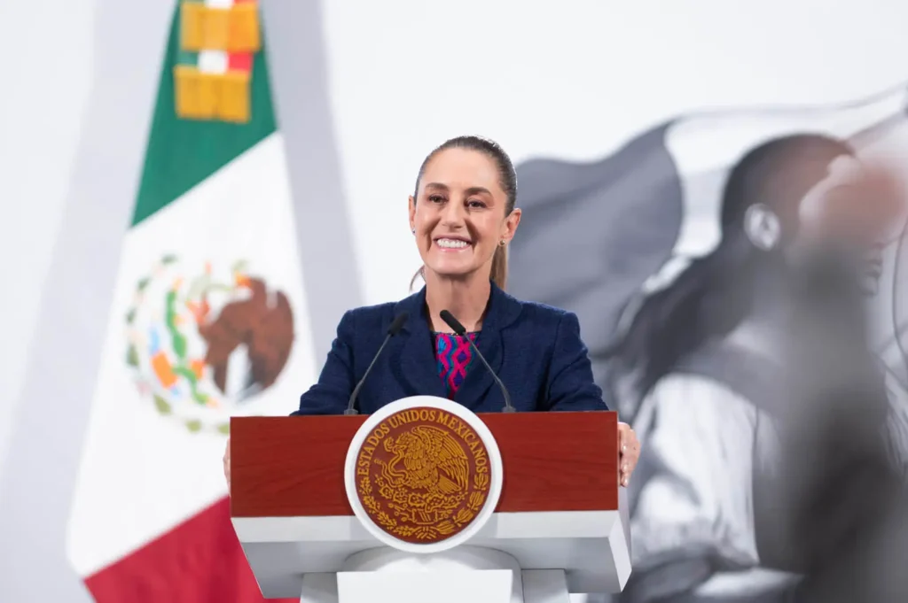 Morning Presidential Press Conference. Wednesday, October 8, 2025. Photo: Government of Mexico.
