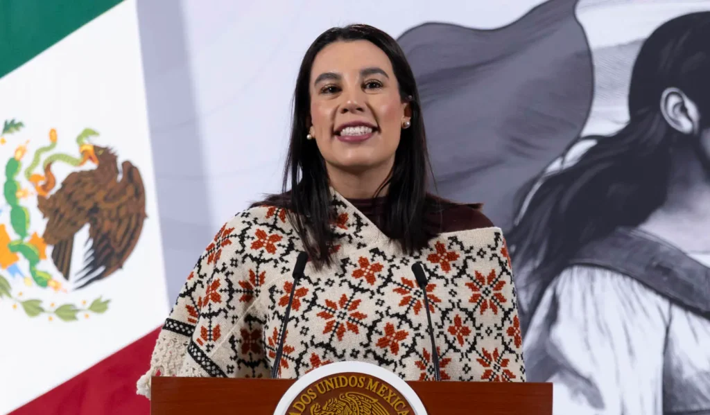 Mexico’s Minister of Tourism Josefina Rodríguez Zamora reaffirmed the commitment to promoting a safer tourism sector as part of the International Day for the Elimination of Violence against Women. Photo: Government of Mexico