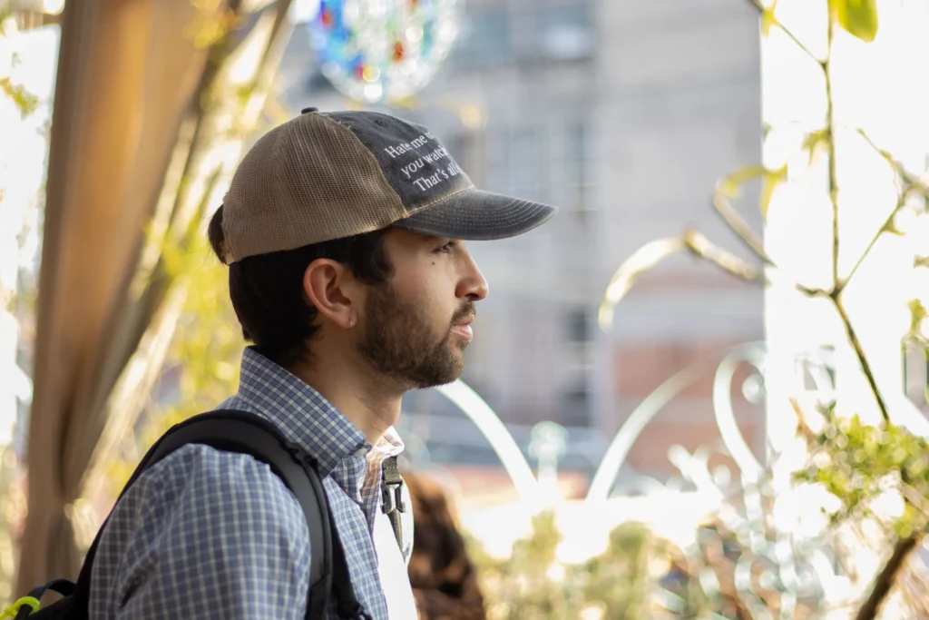 Nicolás Díaz Magaloni, a Chicano born in Los Angeles and raised in Northern California, clearly sees the impact of his community in the United States. Photo: Hans Leguízamo MxPA