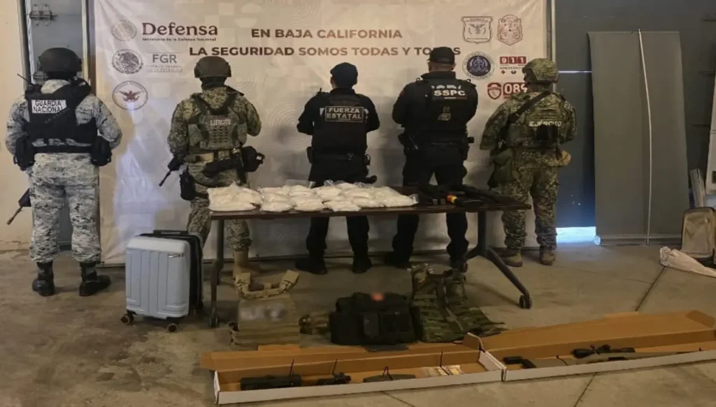 The Mexican Government's Security Cabinet reports on the results obtained from 'Operation Northern Border' on November 20, 2025. Photo: Government of Mexico