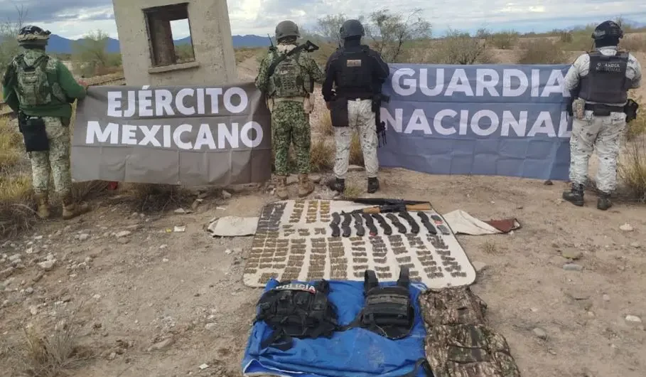 The Mexican Government's Security Cabinet reports on the results of Operation Northern Border on November 21, 22, and 23, 2025. Photo: Government of Mexico