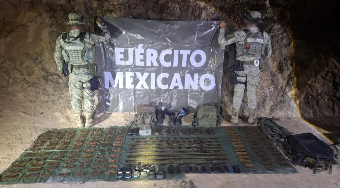 The Mexican Government's Security Cabinet reports on the results obtained from Operation Northern Border on November 24, 2025. Photo: Government of Mexico