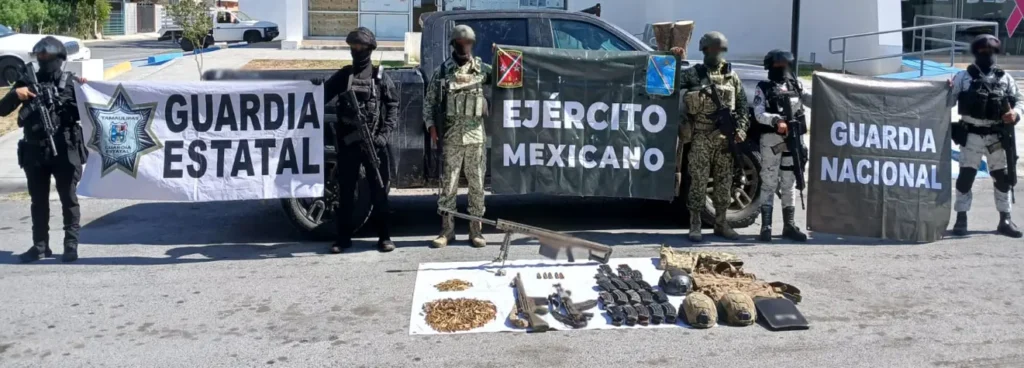 The Mexican Government's Security Cabinet reports on the results of Operation Northern Border on October 31, November 1, and November 2, 2025. Photo: Government of Mexico