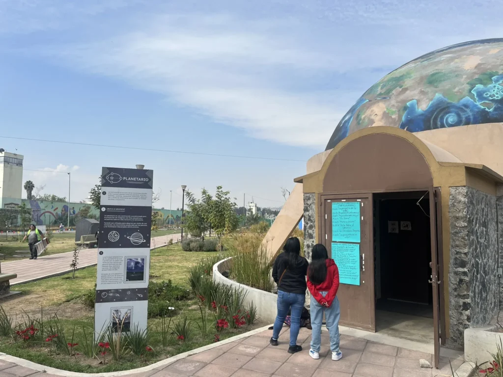UTOPÍA La Libertad hosts a planetarium with daily sessions on Mexica and Maya cosmology, along with frequent talks by astrophysicists. When I asked one of the staffers and erstwhile attendees of the participatory workshops to design the UTOPIAs why they decided to build a planetarium, he told me that “They asked us what we wanted in addition to the regular services, the swimming pool, and all - we said we wanted to see the stars.” Photo courtesy of the author.