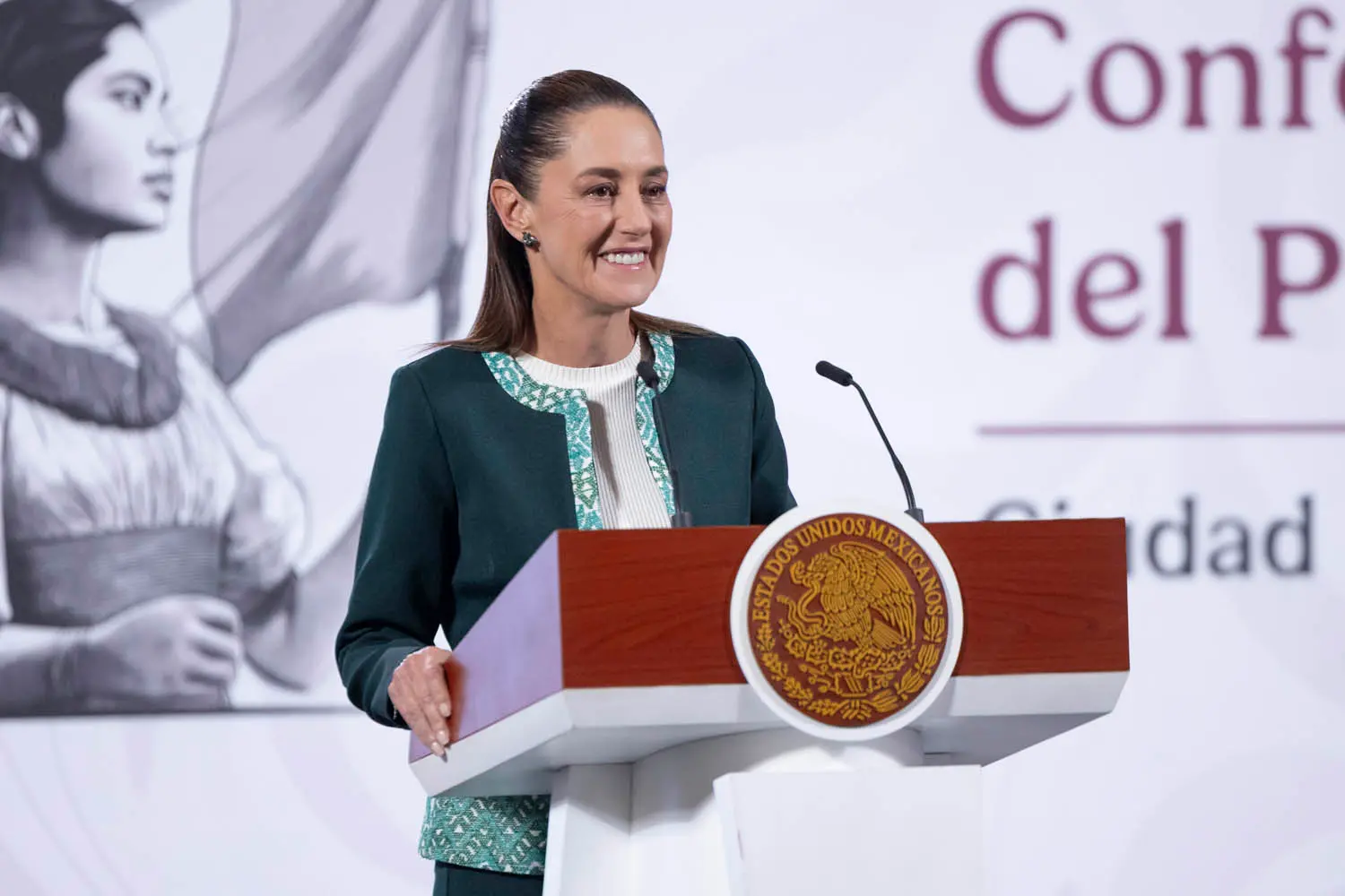 Morning Presidential Press Conference. Wednesday, November 26, 2025. Photo: Government of Mexico.