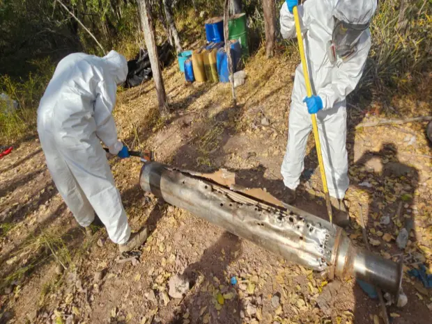 The Mexican Government's Security Cabinet reports on the results obtained from Operation Northern Border on November 25, 2025. Photo: Government of Mexico