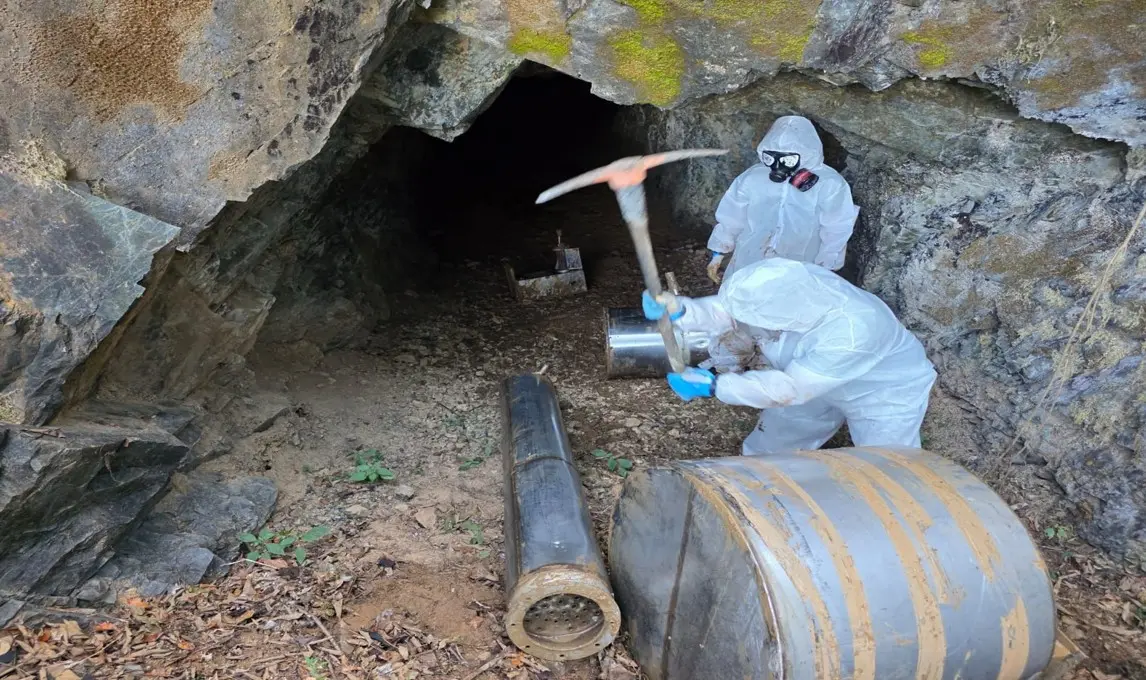 The Mexican Government's Security Cabinet reports on the results of Operation Northern Border on December 10, 2025. Photo: Government of Mexico