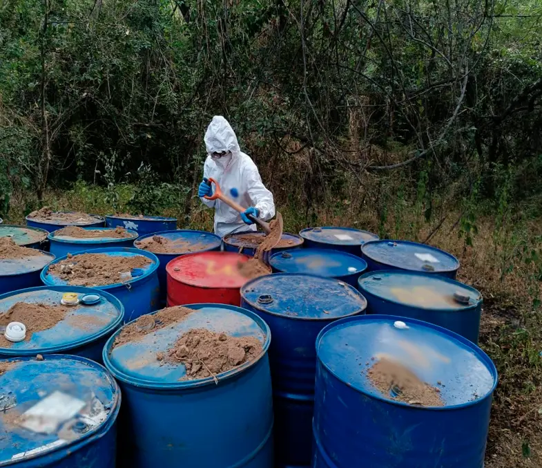 The Mexican Government's Security Cabinet reports on the results of Operation Northern Border on December 2, 2025. Photo: Government of Mexico