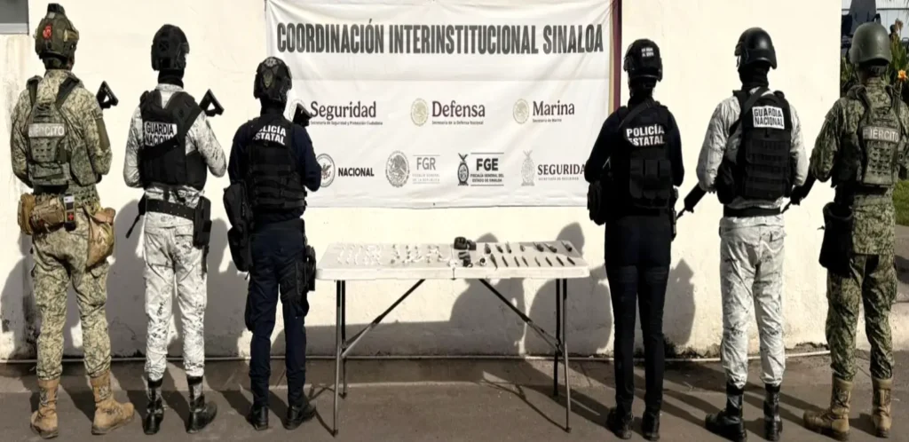 The Mexican Government's Security Cabinet reports on the results obtained from Operation Northern Border on December 8, 2025. Photo: Government of Mexico