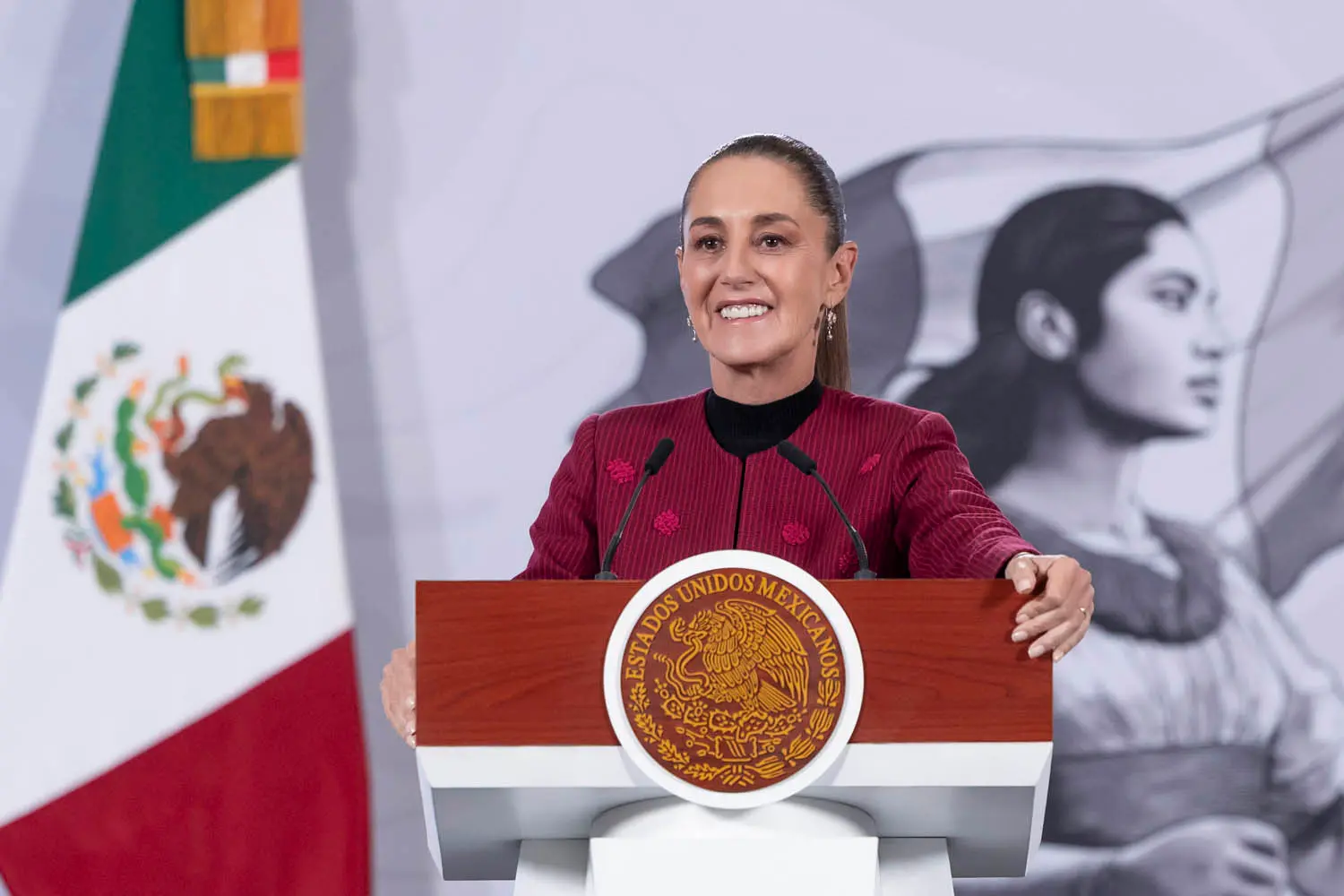 Morning Presidential Press Conference. Tuesday, December 9, 2025. Photo: Government of Mexico