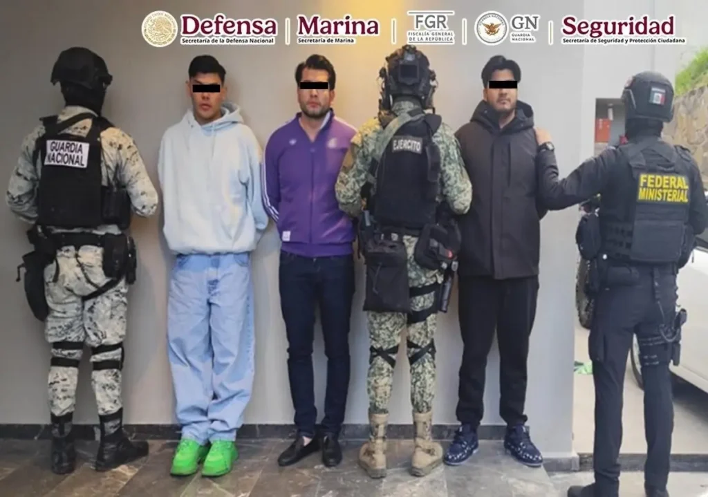 Authorities Arrest Jalisco New Generation Cartel Operators. Photo: x @GabSeguridadMX