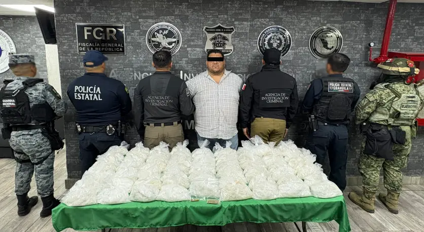 The Mexican Government’s Security Cabinet reports on the results of 'Operation Northern Border' for January 9, 10, and 11, 2026. Photo: Government of Mexico.