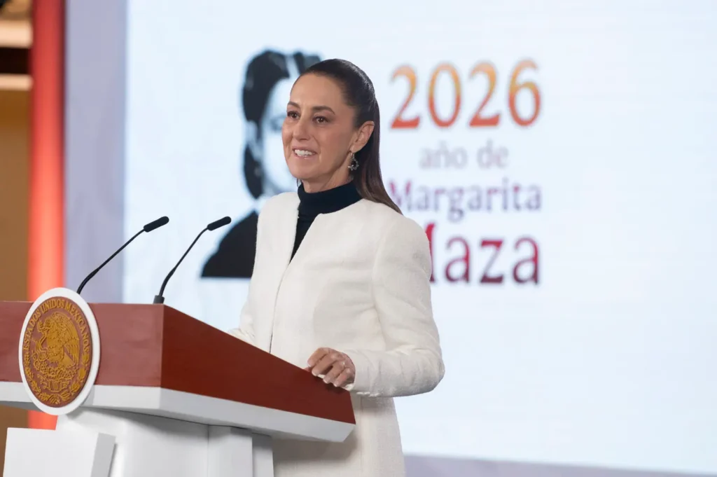 Morning Presidential Press Conference. Friday, January 2, 2026. Photo: Government of Mexico