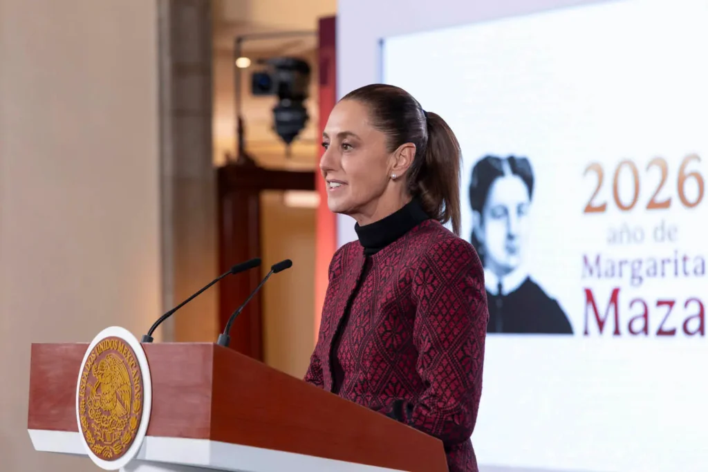 Morning Presidential Press Conference. Tuesday, January 13, 2026. Photo: Government of Mexico